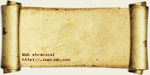 Natalija Bjeletić vizit kartica